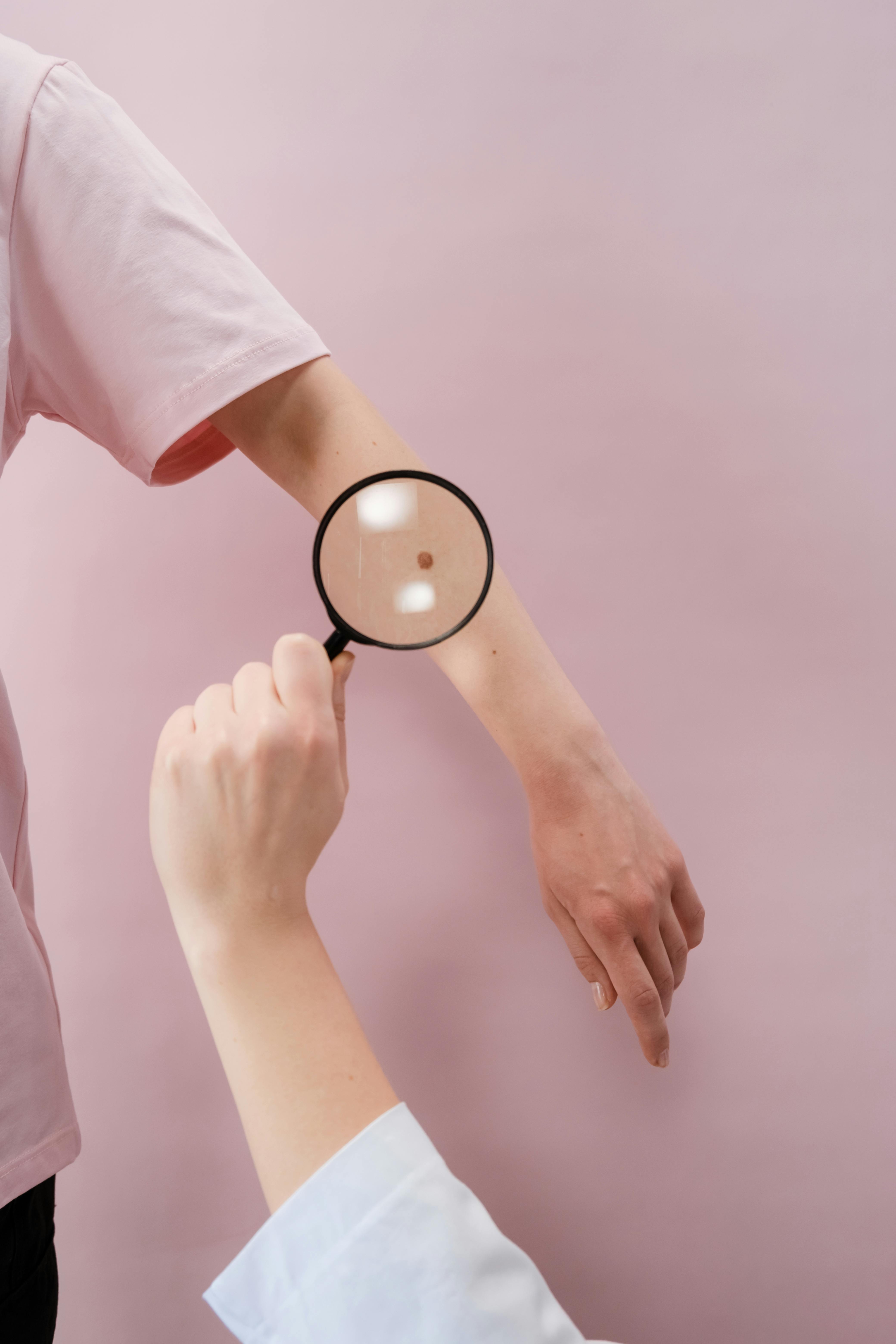 Avaliação dermatológica em consultório